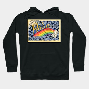 Pride Knotwork in Ink and Watercolor Hoodie